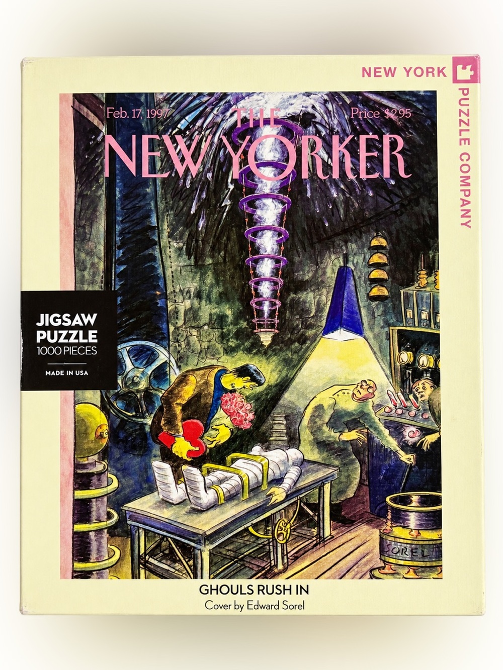 New Yorker Ghouls Rush In Jigsaw Puzzle 1000 Pc Edward Sorel NY Puzzle Company